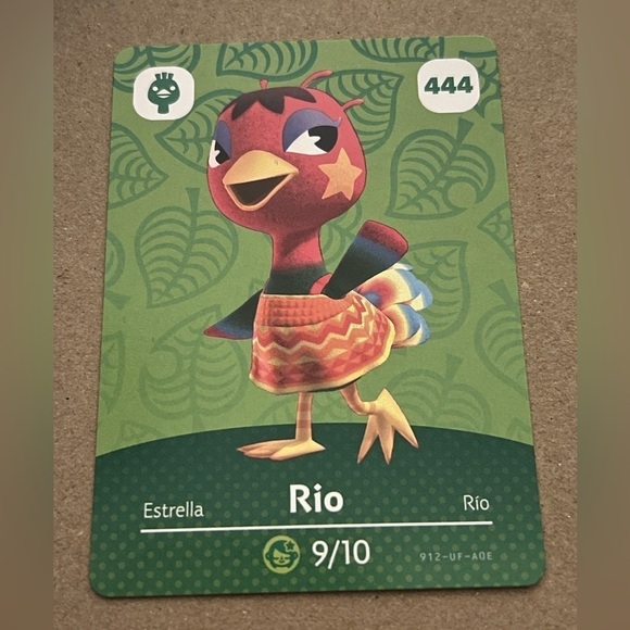 Nintendo Rio #444 Animal Crossing Series 5 amiibo Card - Picture 1 of 2